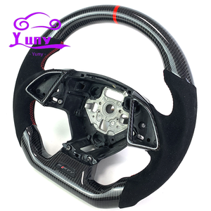 Volant de voiture en fibre de carbone avec LED personnalisées, design style course, pour C7 SS Rs Zl1 Z06 Z51 Accessoires - Product Image 3