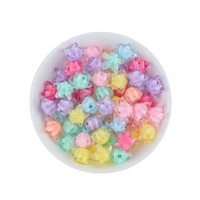 Perles de coeur acryliques transparentes couleur bonbon Unique bijoux à bricoler soi-même faisant des perles pour sac