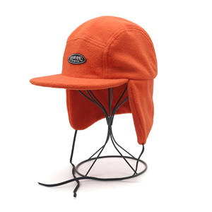 100% coton 7 panneaux logo brodé avec rabat d'oreille <span class=keywords><strong>hiver</strong></span> Snapback chapeaux bas quantité minimale <span class=keywords><strong>de</strong></span> commande - Product Image 1