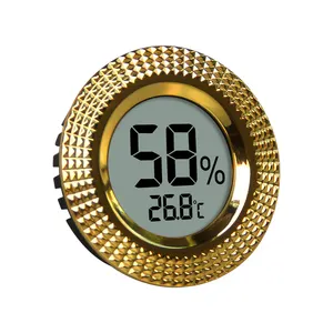 מיני דיגיטלי מדחום מדדי לחות עבור סיגר מקורה חדר בית טמפרטורת לחות מד צג טמפרטורת חיישן