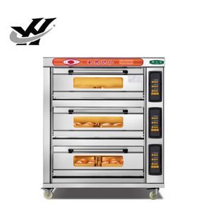 <span class=keywords><strong>Four</strong></span> de boulangerie professionnel <span class=keywords><strong>à</strong></span> trois niveaux, 380 V <span class=keywords><strong>triphasé</strong></span>, pour cuisine de restaurant commerciale - Product Image 1