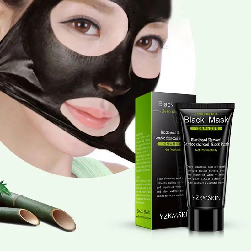 Charcoal Tearing Mask T-Zone Pflege Black Mitesser entferner Maske Mitesser entferner Deep Pore Cleansing Mask