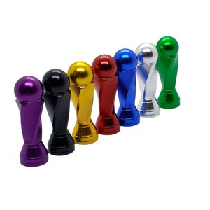 Capuchon de valve Hercules 14x42mm en alliage d'aluminium universel pour remplacement de pneus de voiture - Product Image 1