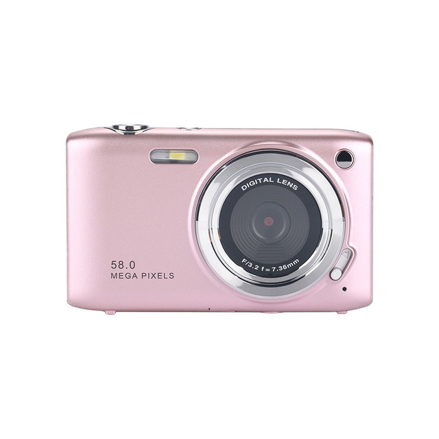 CCD HD Digital Camera Portable Compact Entry Level Student Photography Device Multi Color Card Style Design