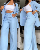 Nouveauté : Ensemble femme de haute qualité, élégant, composé d'un haut et d'un pantalon pour femmes