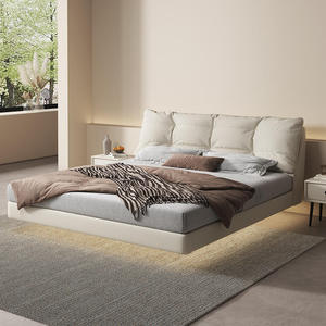 Lit de chambre moderne de style japonais, design royal, en cuir rembourré, confortable, gain de place, tailles <span class=keywords><strong>King</strong></span> et Queen, luxe - Product Image 2