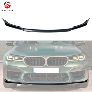 Lèvre avant style KETAI M5 <span class=keywords><strong>CS</strong></span> pour pare-chocs BMW Série 5 G30 G38 M5, ajustement direct, ABS noir brillant, kit carrosserie - Product Image 1