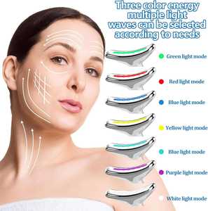 Masajeador Eléctrico Facial 7 en 1 Frío y Caliente para <span class=keywords><strong>Lifting</strong></span> de Cara y Cuello Dispositivo de Belleza Multifuncional para el Cuidado de la Piel - Product Image 4