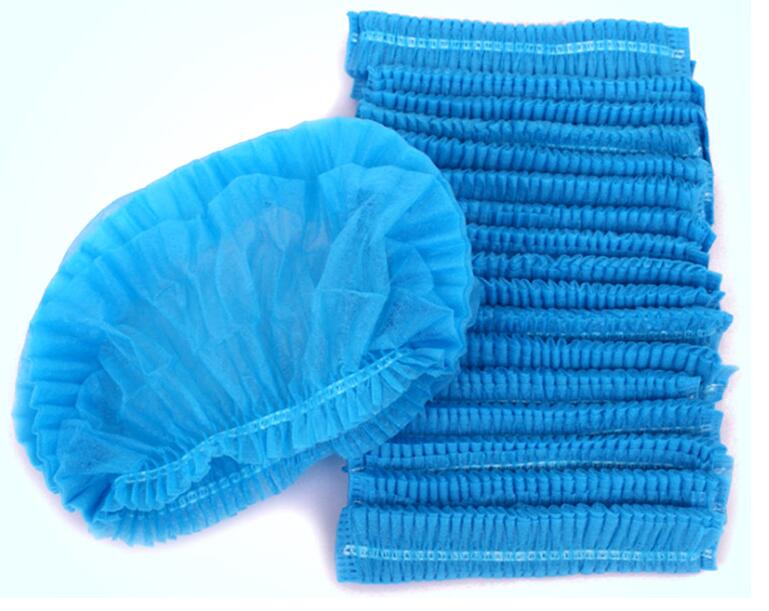Новая одноразовая головная шапочка, сестринская сетка для волос в больнице, пищевая промышленность, уборка