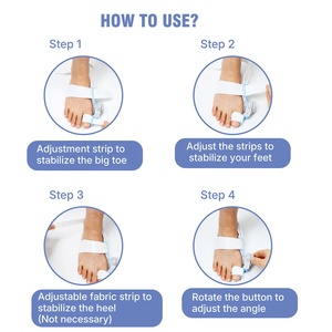 Nouvel Arrivage Attelle Ajustable pour Gros Orteil, Séparateur d'Orteils pour Protrusion Osseuse du Pied et Superposition, Correcteur de Hallux Valgus - Product Image 6