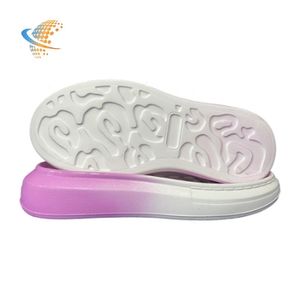 Zapatillas deportivas de suela exterior personalizables blancas más vendidas, Sandalias planas de Eva gruesas, suela deslizante para zapatos