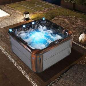 <span class=keywords><strong>Jacuzzi</strong></span> de <span class=keywords><strong>Exterior</strong></span> Acrílico para 4 Personas con Burbujas y Masaje, Sistema Balboa, Calefacción y Ozono - Product Image 1