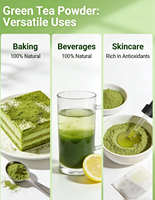 Poudre de thé vert naturel en vrac pour les boissons et les mélanges de thé