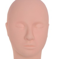 Tête plate pour la formation en maquillage et esthétique, poupée d'entraînement, certifiée CE/ISO