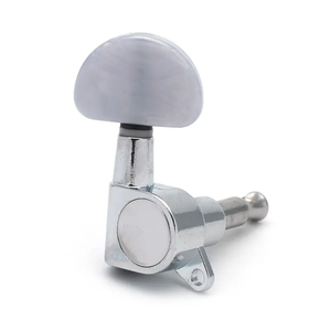 ชุดเครื่องปรับเสียงกีตาร์ล็อคสายกีตาร์สีดำ/เงิน/ทองทำจากซิงค์อัลลอยปรับแต่งชิ้นส่วนกีตาร์ - Product Image 5