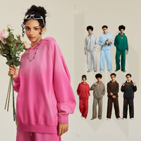 Ensemble Jogging MSET5097 Automne/Hiver, Impression Personnalisée, Broderie, Mélanges de Coton 445 Gsm, Ensemble de Sweat-Shirts et de Pantalons de Jogging Lavés à la Machine