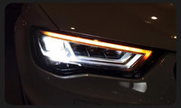 Feux avant dynamiques à LED pour Audi A3 2013-2016, ensembles de phares, feux de jour, accessoires automobiles, éclairage de voiture