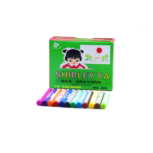 SHIRLEY YA 12 couleurs en gros enfants <span class=keywords><strong>bébé</strong></span> marquage coloré forme mignonne <span class=keywords><strong>cire</strong></span> d'abeille naturelle lavable crayons avec logo personnalisé - Product Image 1