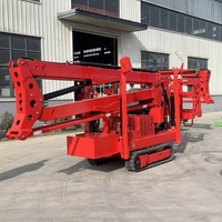 Plateforme élévatrice araignée sur chenilles à moteur diesel