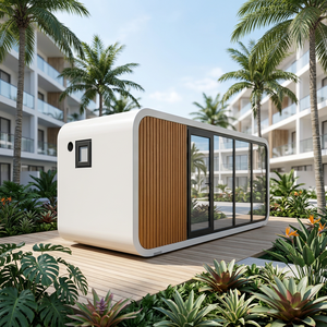 Casa Cápsula de Lujo Prefabricada y Modular para Resorts, Glamping y Hoteles Panorámicos con Ventana de Cristal - Product Image 3