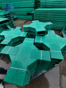 Custom <b>Outdoor</b> Fireproof Waterproof Fiberglass Frp Trough <b>Cable</b> Tray <b>Cable</b> Trunking - Product Image 5
