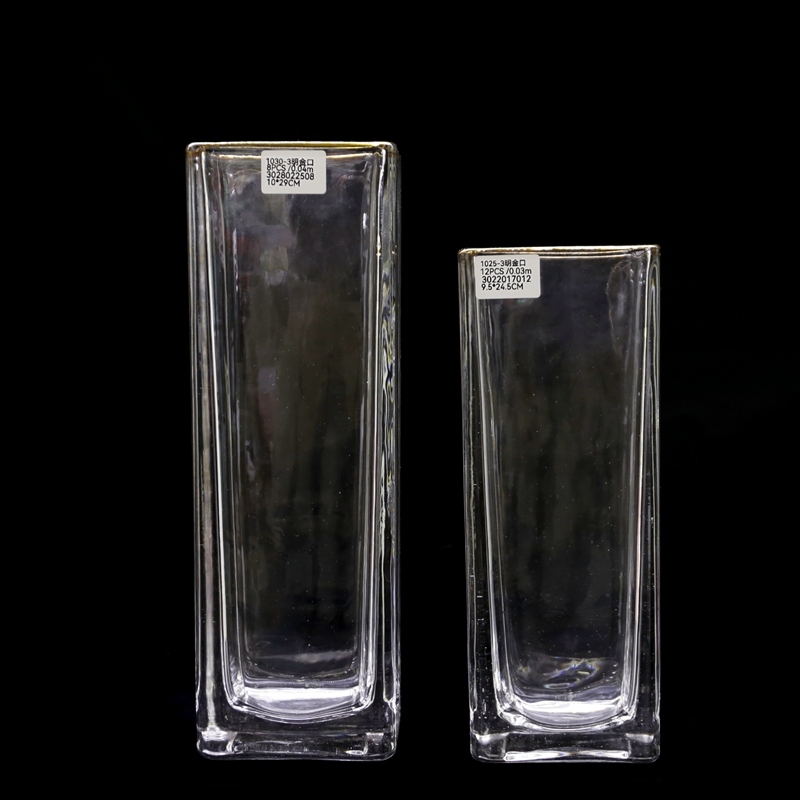 Quadratischer Transparenter Glas-Blumenständer HJ230180-6 Glasvasen für Heimdekoration Blumen Hochzeitstisch-Mittelstücke| Alibaba.com