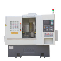 Tour CNC vertical à double broche servo turrent broche 36 tour CNC horizontal
