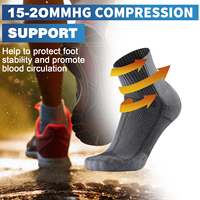 Chaussettes de sport personnalisées pour hommes, logo personnalisé, ventilation en maille, chaussettes athlétiques antidérapantes