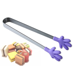 Pinzas de Cocina Creativas con Forma de Mano, Mini Pinzas Sostenibles para Servir Alimentos, Pinzas para Barbacoa con Mango de Acero Inoxidable y Silicona <span class=keywords><strong>Kaina</strong></span> - Product Image 5