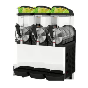 Dispensador de máquina de bebidas congeladas comercial tripla granita