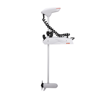 Nouveau Kit d'Hélice Marine Durable avec Moteur Électrique Hors-Bord GPS 24V pour Bateau, Moteur de Trolling pour Eau Salée Noir 34-125lbs Modèle en Promotion