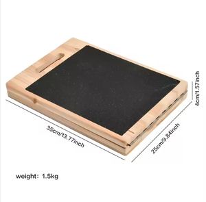 Bois de gymnastique professionnel 8 Positions réglable pied mollet civière extensible planche inclinée en bois Portable - Product Image 5