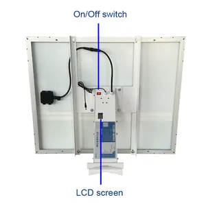 Système de caméra de sécurité système d'alimentation solaire 100w60ah système solaire énergie solaire batterie au Lithium dc 12v sortie régulée