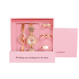 Fancy Yo Women's Watch <b>Bracelet</b> Ring Gift Set Valentine'S Day Holiday Present <b>For</b> Girlfriend <b>Best</b> <b>Friend</b> - Product Image 3