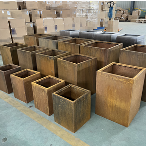 Grand <span class=keywords><strong>Pot</strong></span> <span class=keywords><strong>de</strong></span> jardin en métal pour arbre, <span class=keywords><strong>Pot</strong></span> <span class=keywords><strong>de</strong></span> fleurs en <span class=keywords><strong>acier</strong></span> - Product Image 3