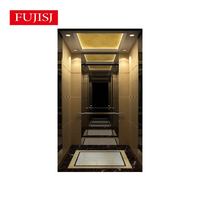 Ascenseur de passagers d'hôtel spacieux, confortable et silencieux avec entraînement AC sans engrenages, fournisseur chinois