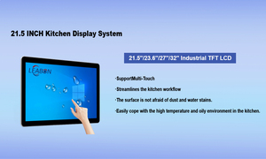 21.5 inch tùy chỉnh thương mại point of Sale <span class=keywords><strong>POS</strong></span> màn hình cảm ứng đa tốt nhất bán màn hình kỹ thuật số biển hiển thị trong nhà bếp - Product Image 2