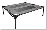 Lit pour animaux de compagnie de luxe pliable de taille XL rouge d'usine, sans auvent, pour voyages en plein air, lits pour chiens OEM, lit de camping pour chiens, revente