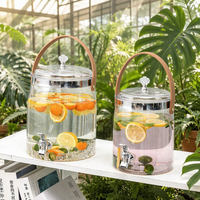 Carafe à eau froide de qualité alimentaire avec échelle graduée, pichet à boisson transparent pour la maison et le bureau