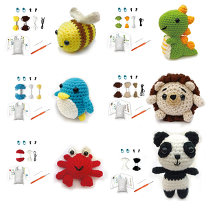 Wholesale <b>Crochet</b> Snail DIY <b>Kit</b> for <b>Beginners</b> Handmade Fabric Crafts with Cartoon Flower Animal Styles Gift Ideas - Product Image 6
