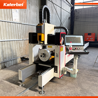 Machine de découpe laser à 2 mandrins pour tubes Refroidissement par eau Nouvelle condition pour métal Acier inoxydable Logiciel de contrôle CNC Cypcut AI BMP