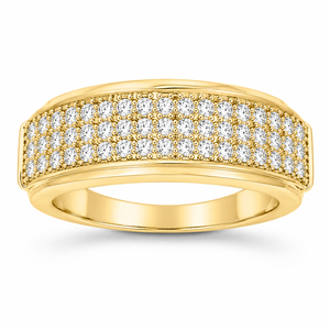 Elegante Set di Tre Anelli per Coppie, Regalo per Anniversario di Matrimonio, Gioielli per Uomo e Donna - Product Image 6