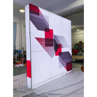 Boîte lumineuse publicitaire LED SEG haute puissance avec cadre en aluminium et bordure en silicone, rétroéclairée, portable, étanche, design personnalisé