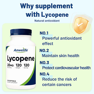 Suplemento Orgânico de Saúde <span class=keywords><strong>OEM</strong></span> Suplementos Dietéticos Suplemento Antioxidante Cápsulas de Licopeno 20 mg Licopeno <span class=keywords><strong>Softgel</strong></span> - Product Image 3