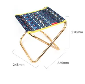 3D MAX Good Quality Outdoor Furniture Camping Small Stools Portable Picnic Stool Single Folding Chair For Home