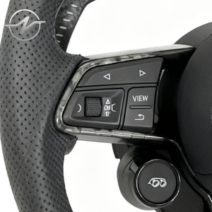 <span class=keywords><strong>Volante</strong></span> <span class=keywords><strong>deportivo</strong></span> de lujo de fibra de carbono de cuero completo de alta calidad para <span class=keywords><strong>VW</strong></span> Golf7 Golf6 GTI CC Polo - Product Image 3