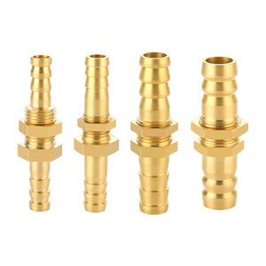 Connecteur pneumatique en laiton 6 8 10 12 mm, raccord droit pour tuyau flexible d'air - Product Image 1