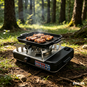 Réchaud à mazout Deyanhaohuo en acier inoxydable 304 à 6 brûleurs, contrôle manuel de la température, chauffage de 2 heures, pour camping, maison, cuisine, restaurant - Product Image 3