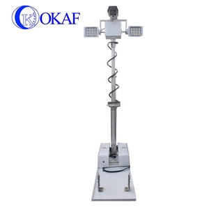 OKAF Palo Telescopico da 1m-3.5m Montato sul Tetto del Veicolo con Luci LED per Illuminazione di Emergenza e Cantieri Edili - Product Image 1