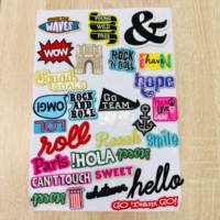 Accessoires de vêtements personnalisés Grand logo 3D fer sur les patchs Personnaliser le patch Chenille de lettre de broderie